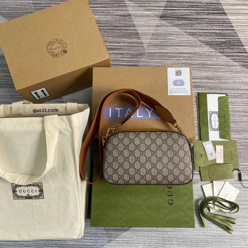 Gvc*1 Svp*me Canvas Camera Bag Replica Yellow 574886