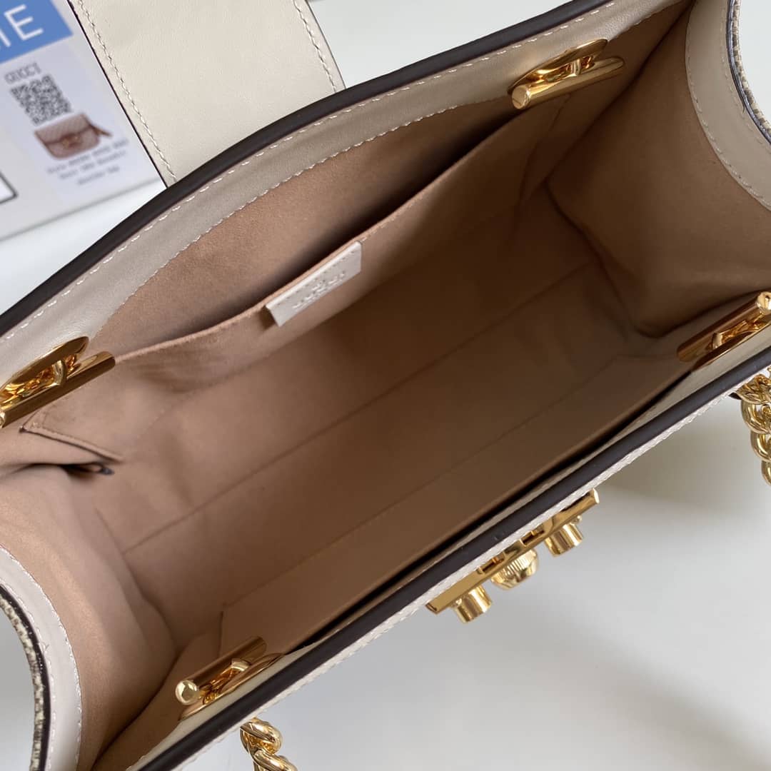 Gvc*1 Padlock Small Berry Tote Replica 498156