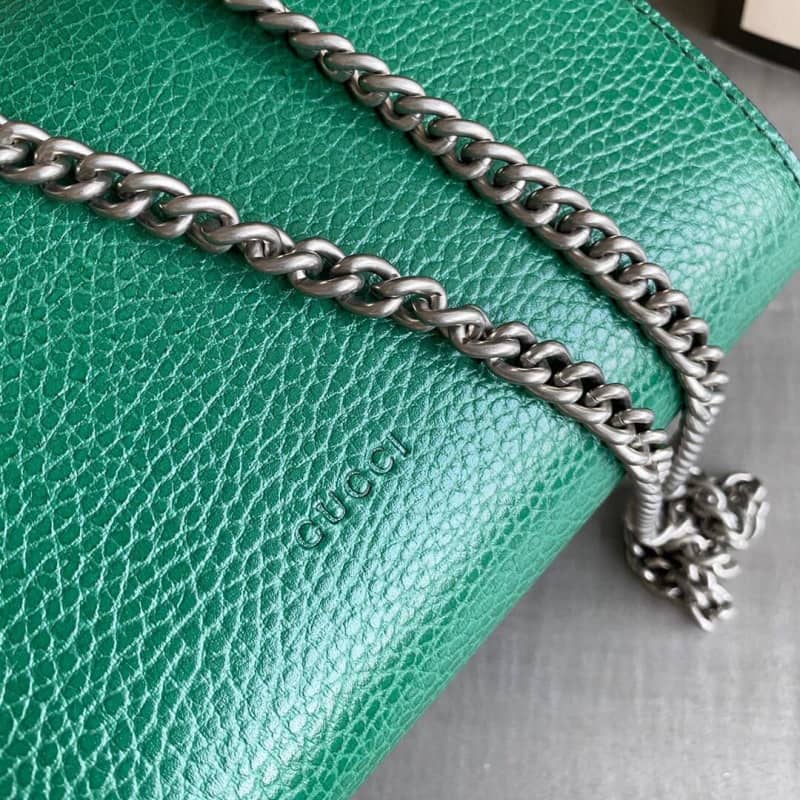 Gvc*1 Dionysus Chain Wallet Shoulder Bag Replica Green 401231
