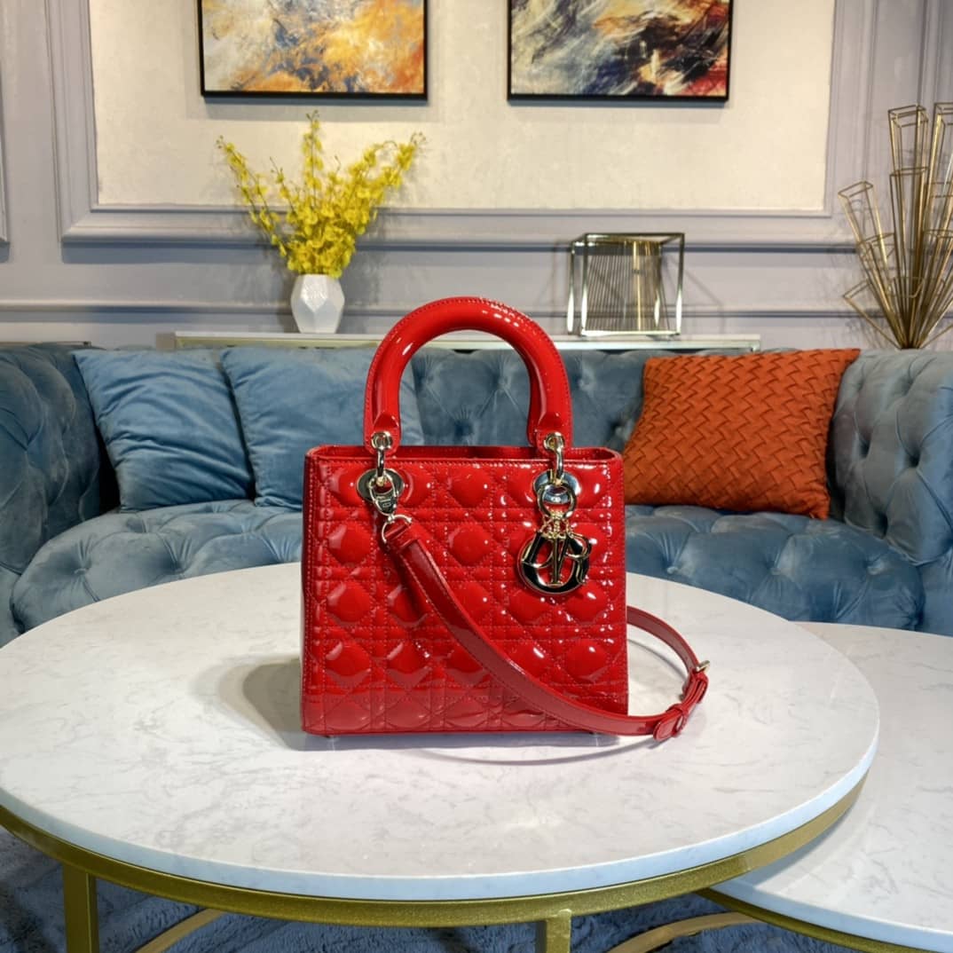 Chr1st1an D10r Lady D10r 24CM Replica Bag