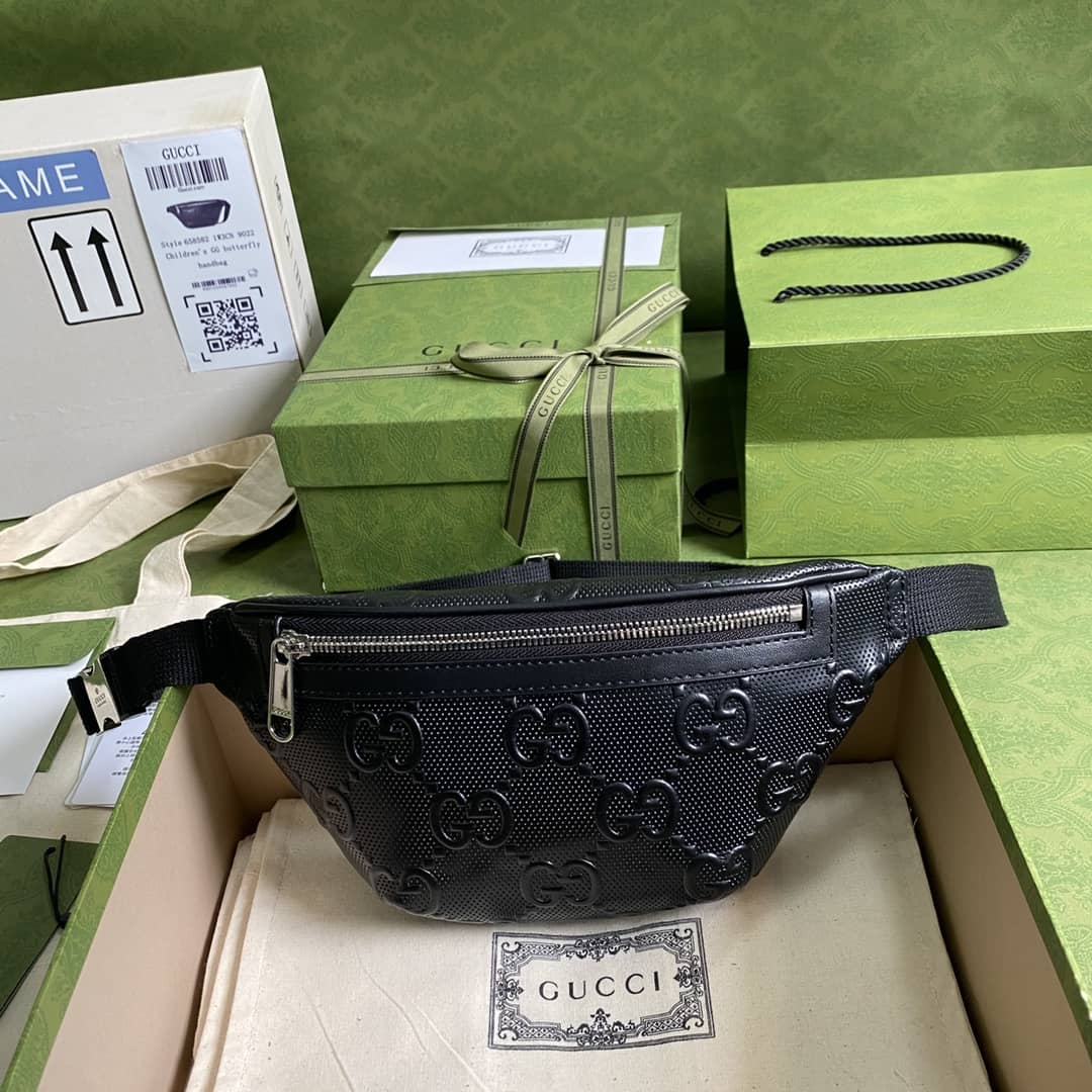 Gvc*1 GG Embossed Belt Bag Replica 658582
