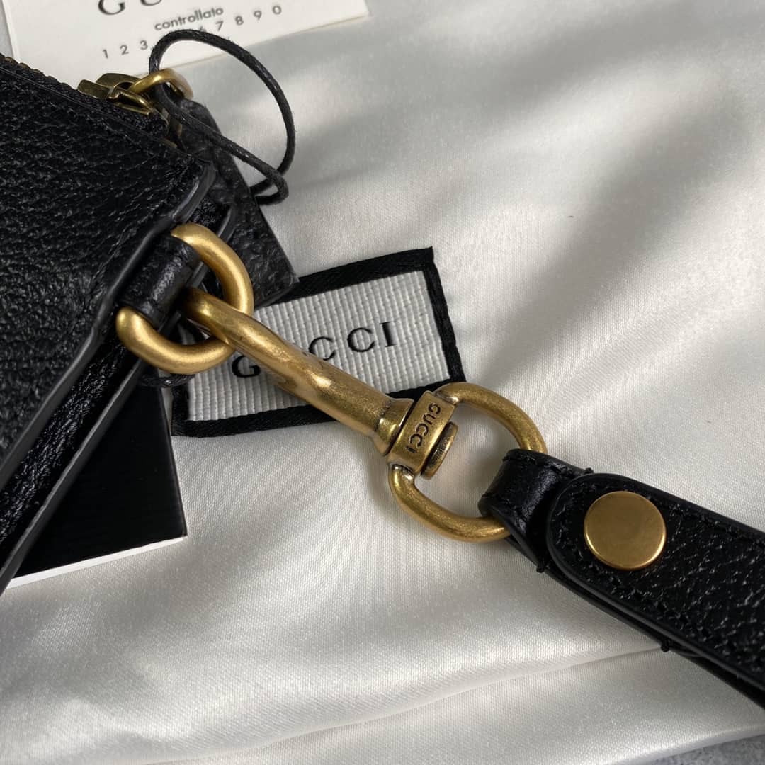 Gvc*1 Mens Bee Star Leather Pouch Replica 495066