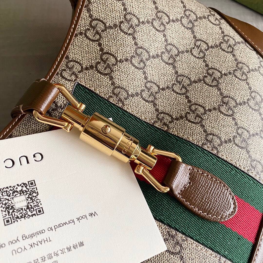 Gvc*1 GG Jackie 1961 Mini Shoulder Bag Replica Brown 637092