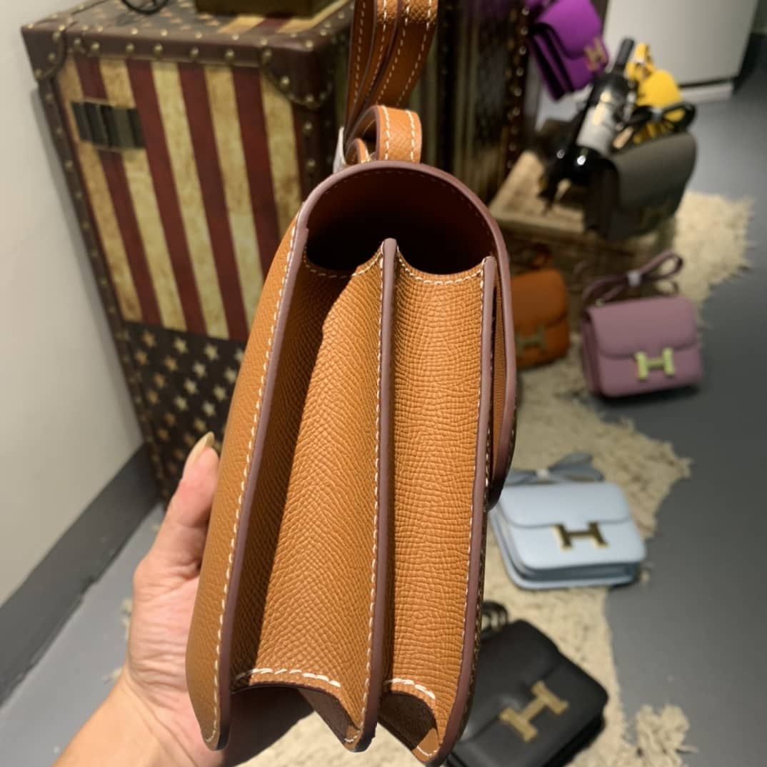 H**me5 Replica Constance Bag 18CM Epsom Leather