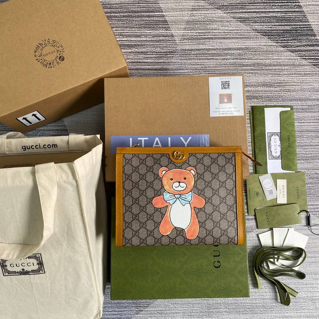 Gvc*1 Kai GG Bear Clutch Replica Purse 660513