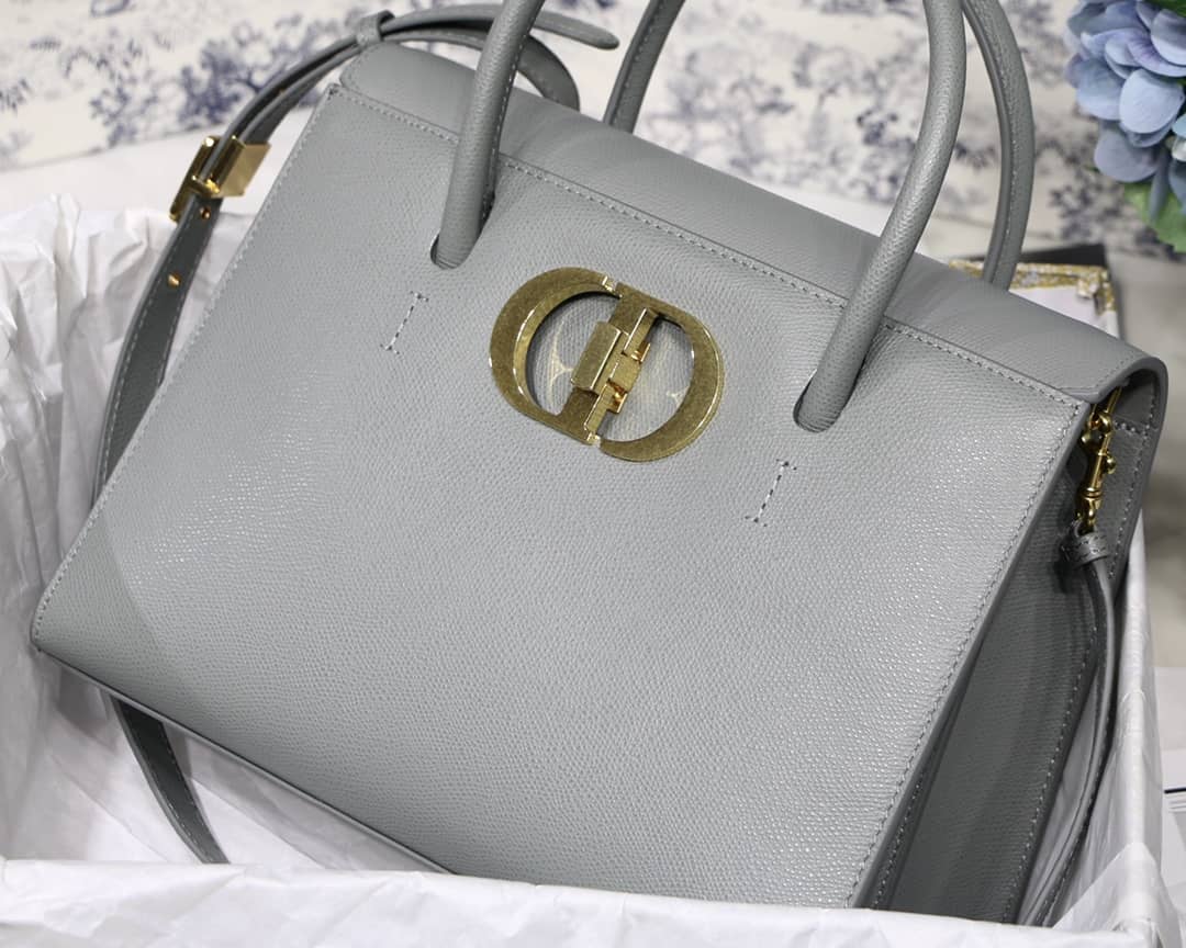 Chr1st1an D10r Box Calfskin Large St. Honore Tote