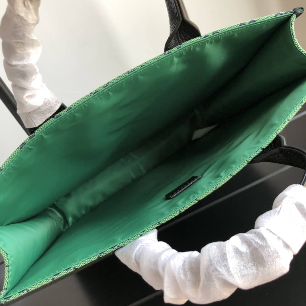 Gvc*1 GG Multicolor Kids Girl Tote Replica Green 550763