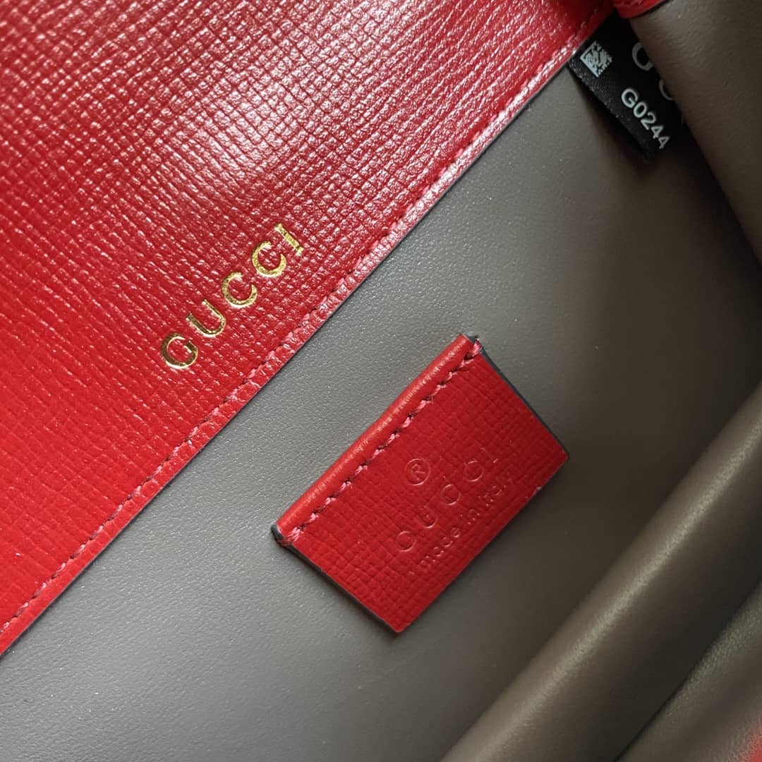 Gvc*1 Ladies Mini Sylvie Shoulder Bag Replica Red 615965