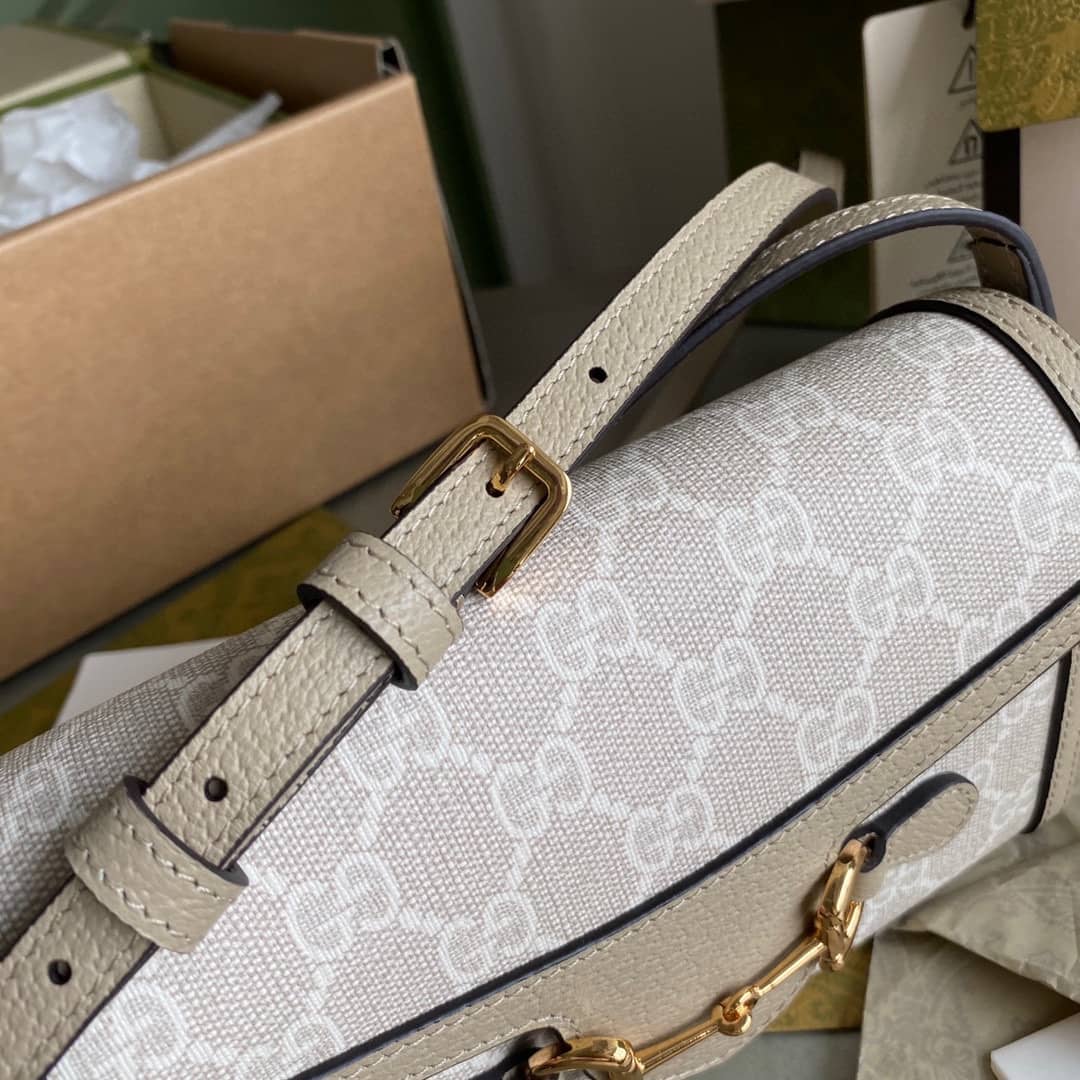 Gvc*1 Horsebit 1955 Mini Bag White 699296 Replica