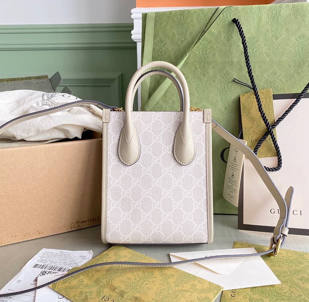 Gvc*1 Mini Tote With Interlocking 671623 Replica Bag