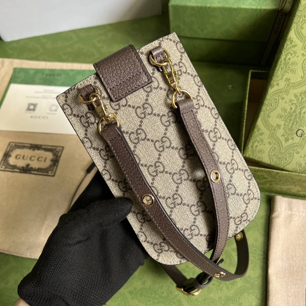 Gvc*1 Cherry Print Phone Case Brown 700732 Replica