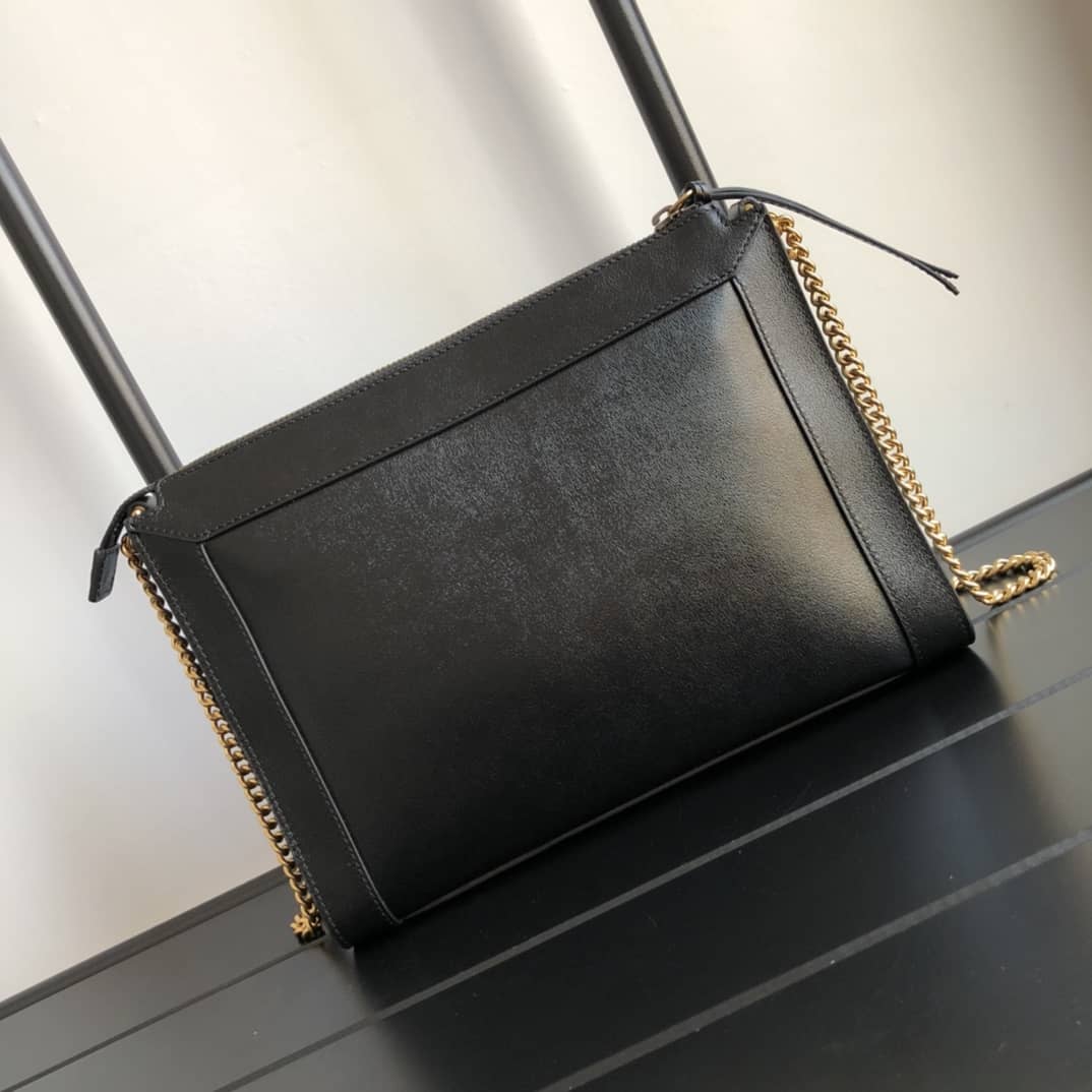 Gvc*1 Small Shoulder Bag With Double G Replica Black 648999