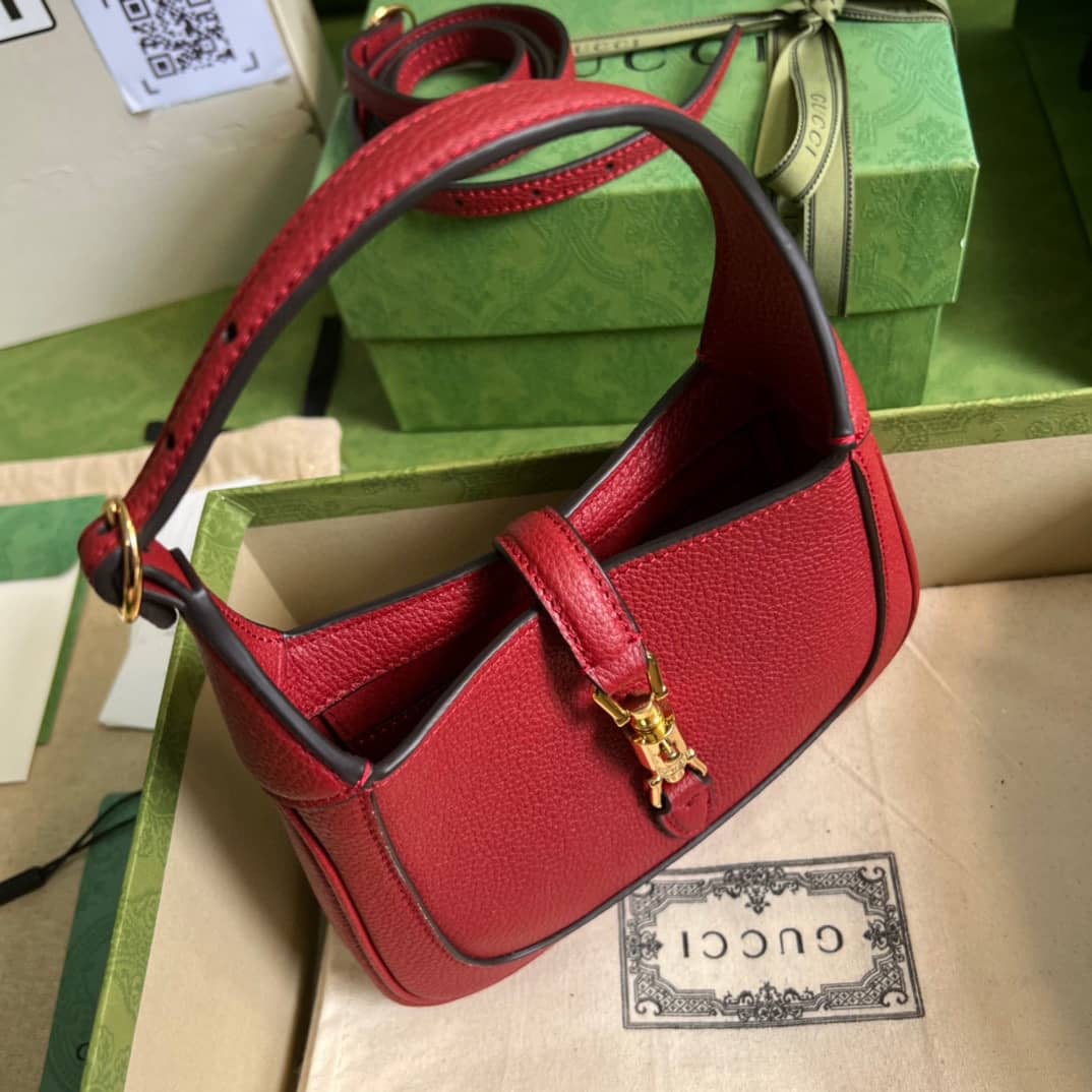Gvc*1 Jackie 1961 Mini Hobo Bag Red 637091 Replica