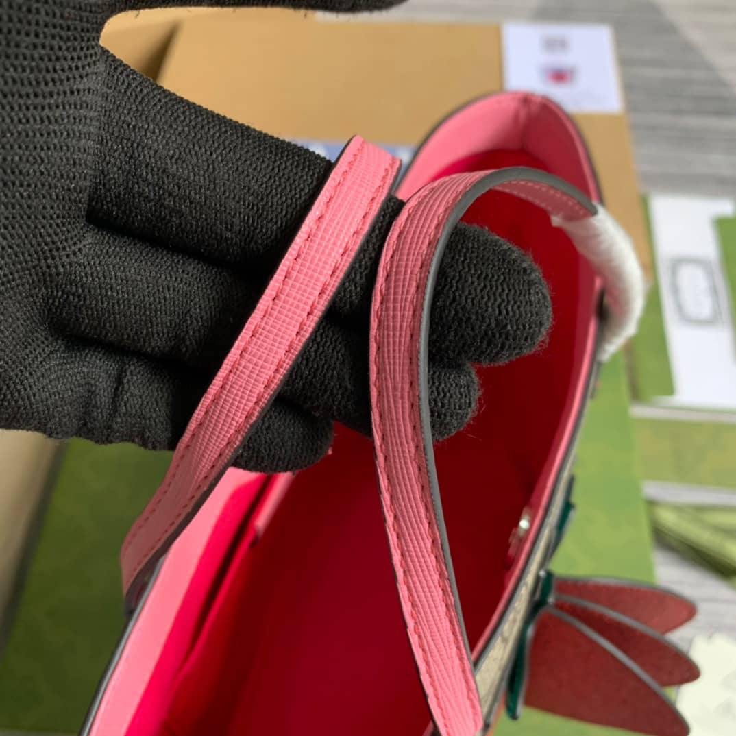 Gvc*1 Children GG Tote With Pineapple Bag Replica Red 580840