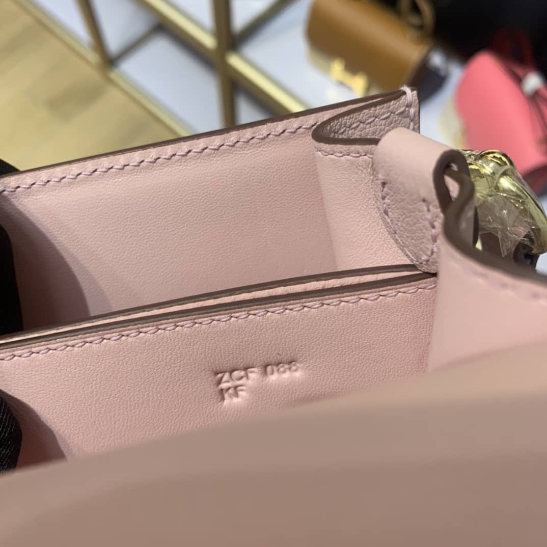 H**me5 Roulis Mini Sac Evercolor Calfskin Leather Crossbody Bag