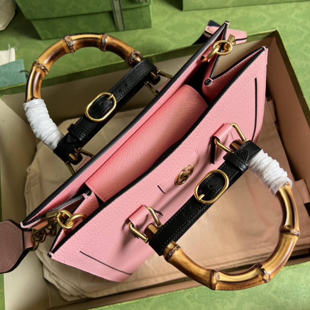 Gvc*1 Diana Small Tote Pink 702721 Replica Bag