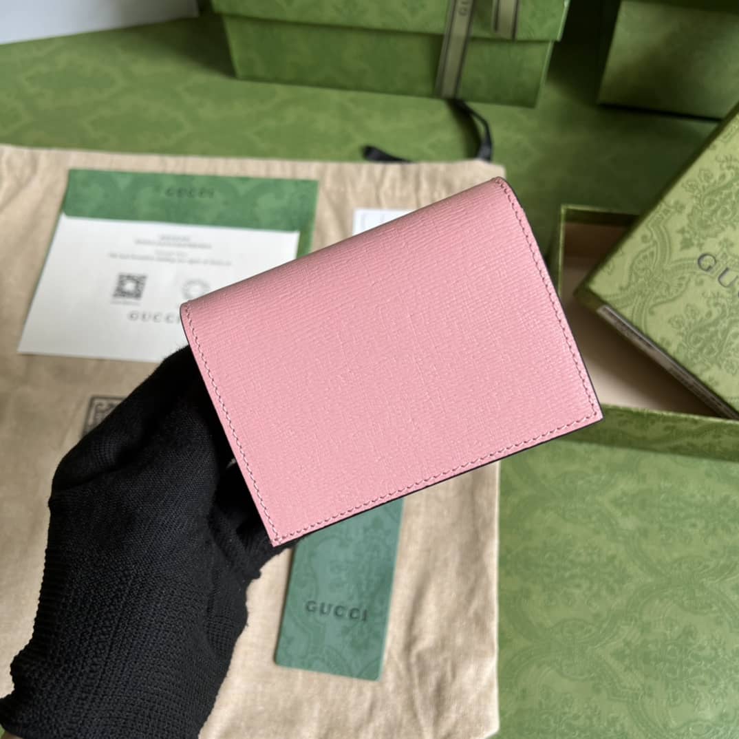 Gvc*1 Star Bananya Print Card Case Pink 701009 Replica Wallet