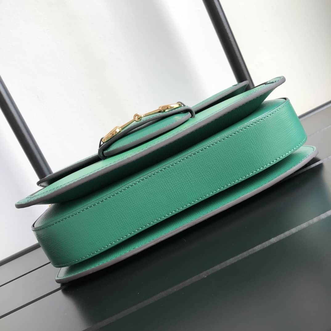 Gvc*1 Horsebit 1955 Shoulder Bag Replica Green 602204