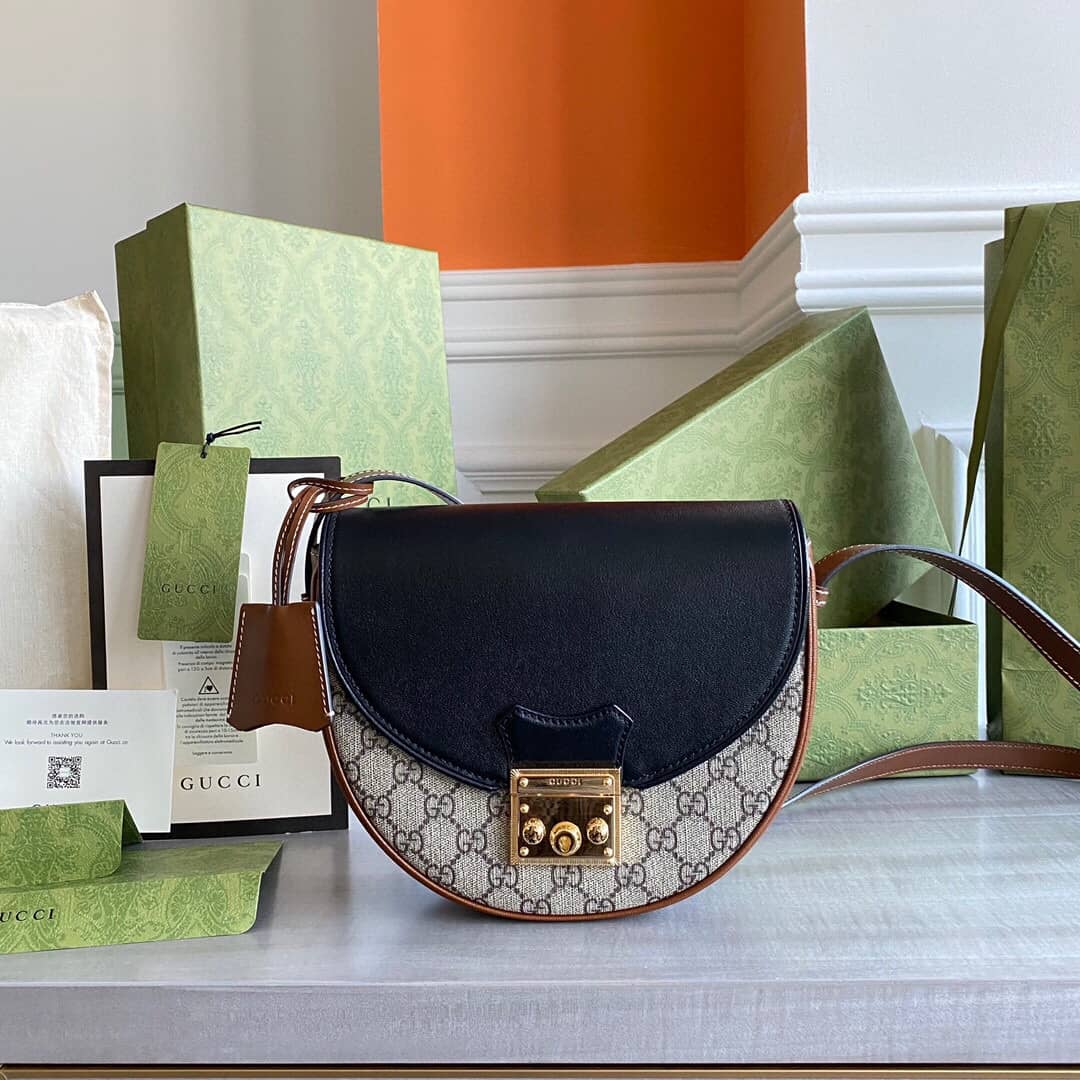 Gvc*1 Padlock Small Shoulder Bag Replica Black 644524