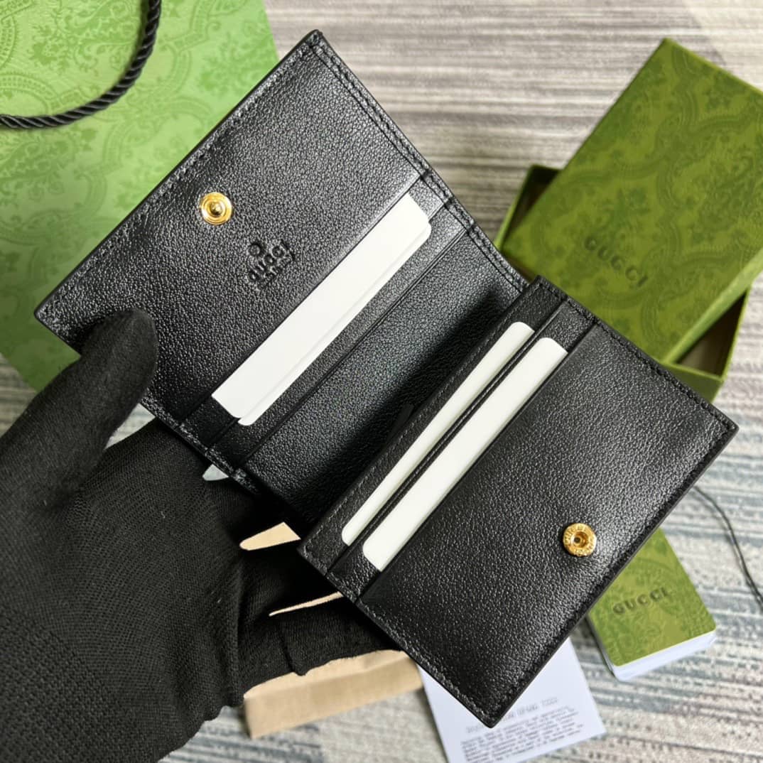 Gvc*1 GG Card Case Wallet White 676150 Replica