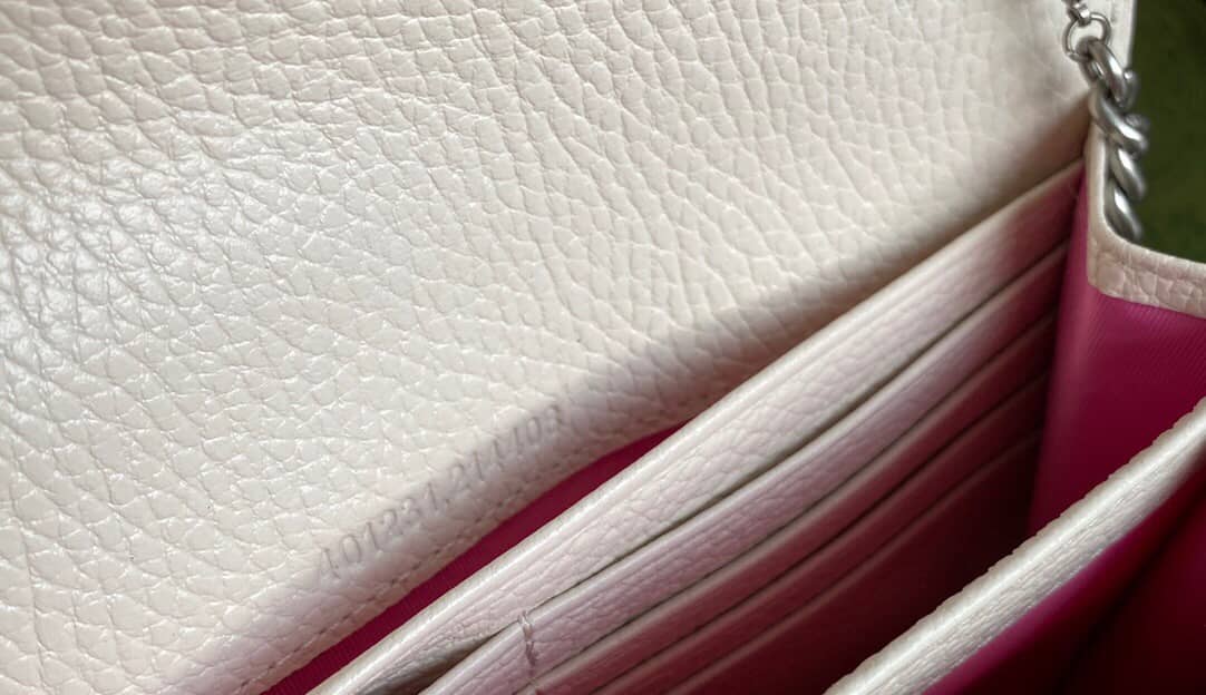 Gvc*1 Dionysus Chain Wallet Shoulder Bag Replica White 401231