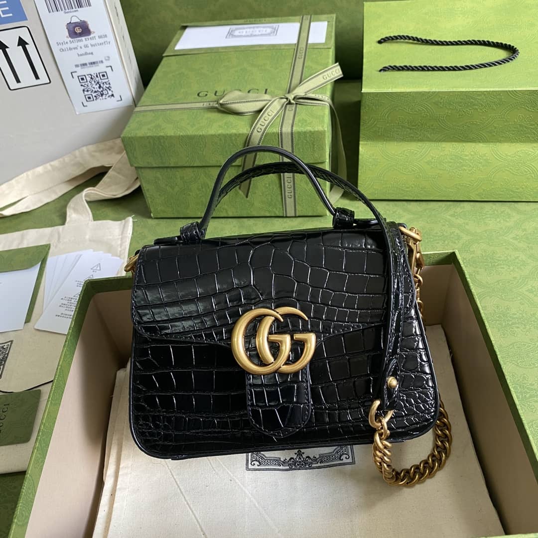 Gvc*1 Marmont GG Mini Top Handle Bag Replica 547260