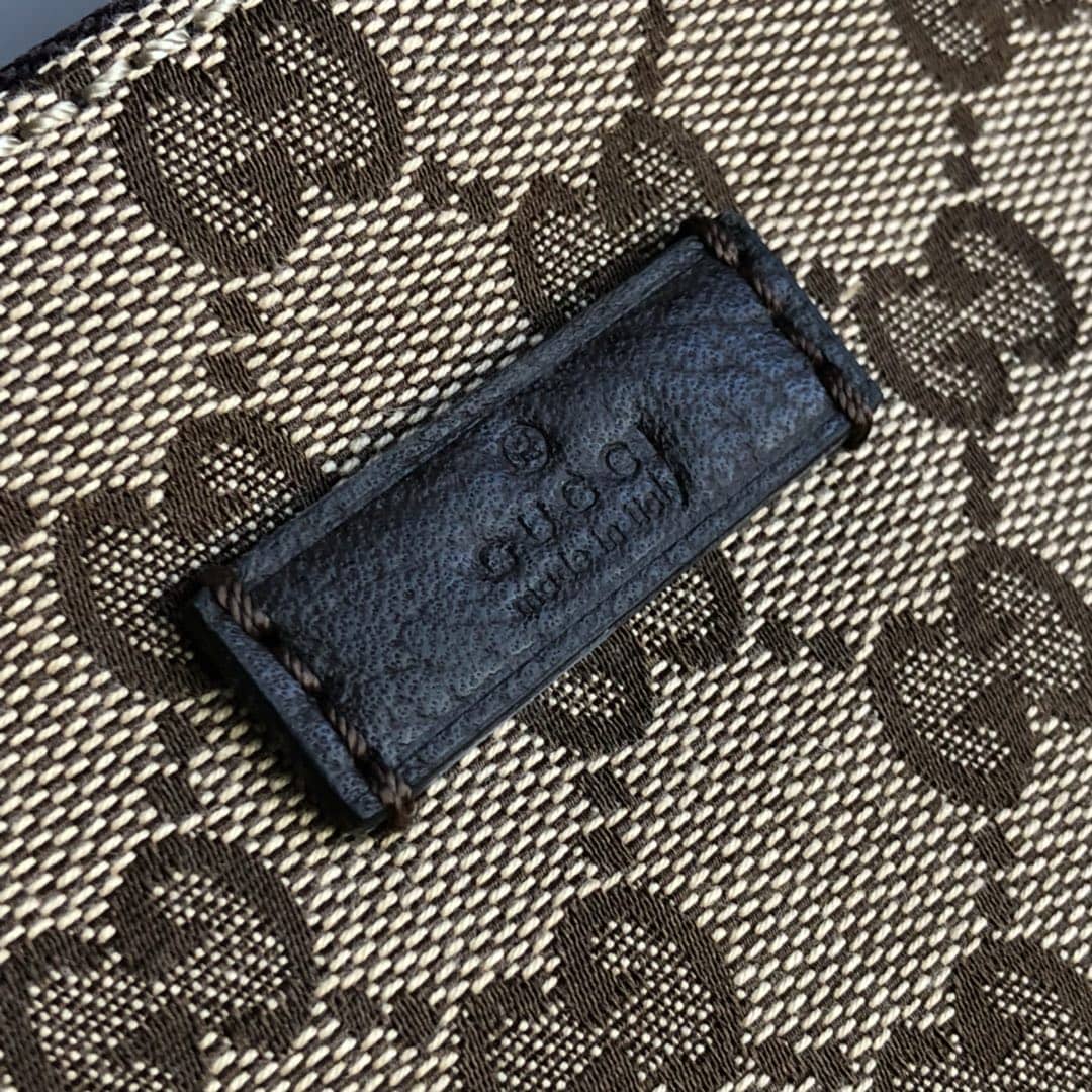 Gvc*1 GG Canvas Shoulder Bag Replica Brown 110054