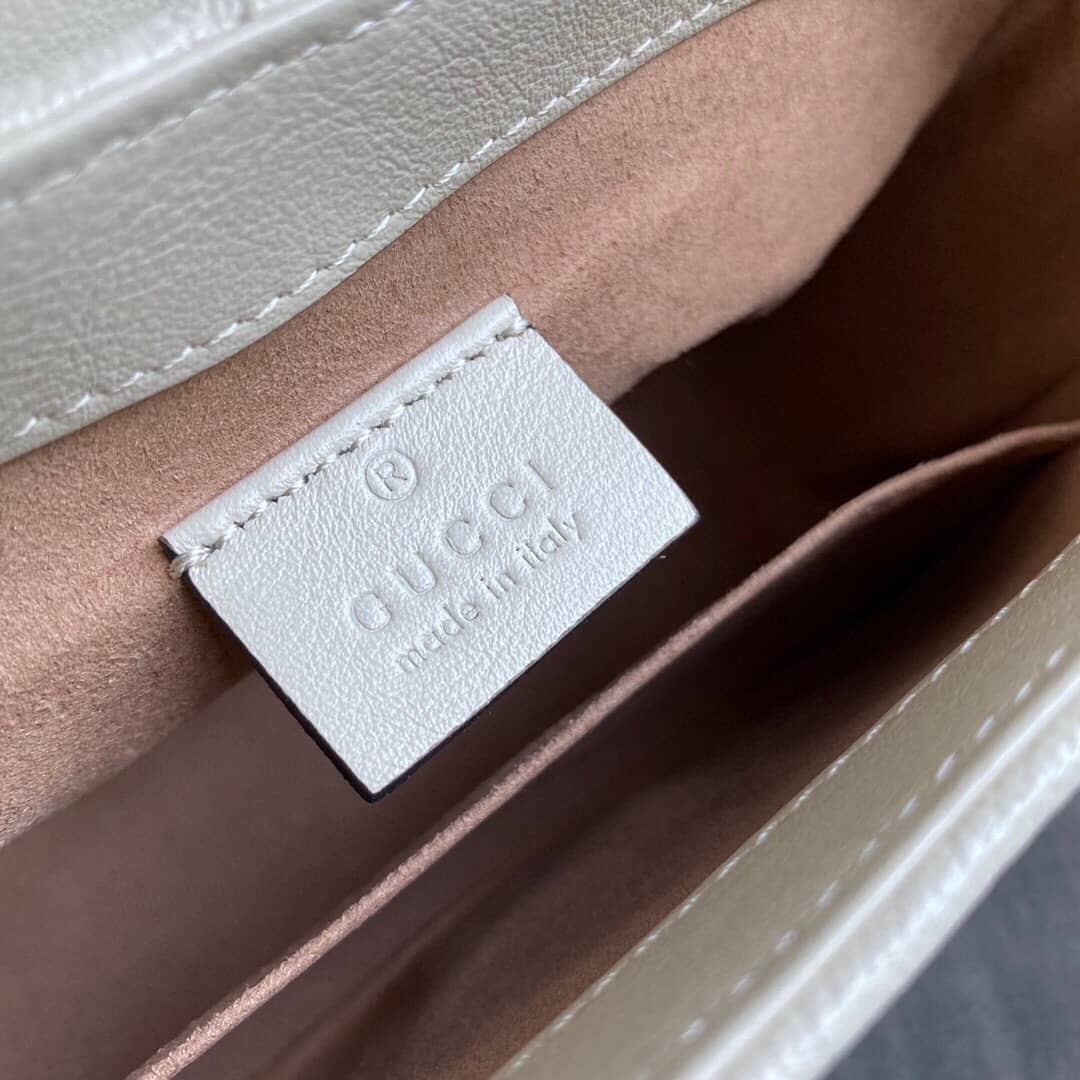 Gvc*1 GG Marmont Mini Top Handle Bag Replica Blue 583571