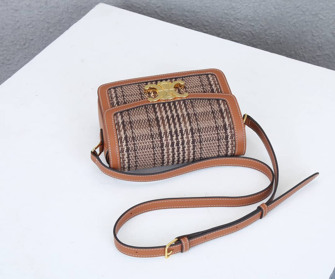 Ce1i*e Bag Dupe Triomphe Teen 18.5cm