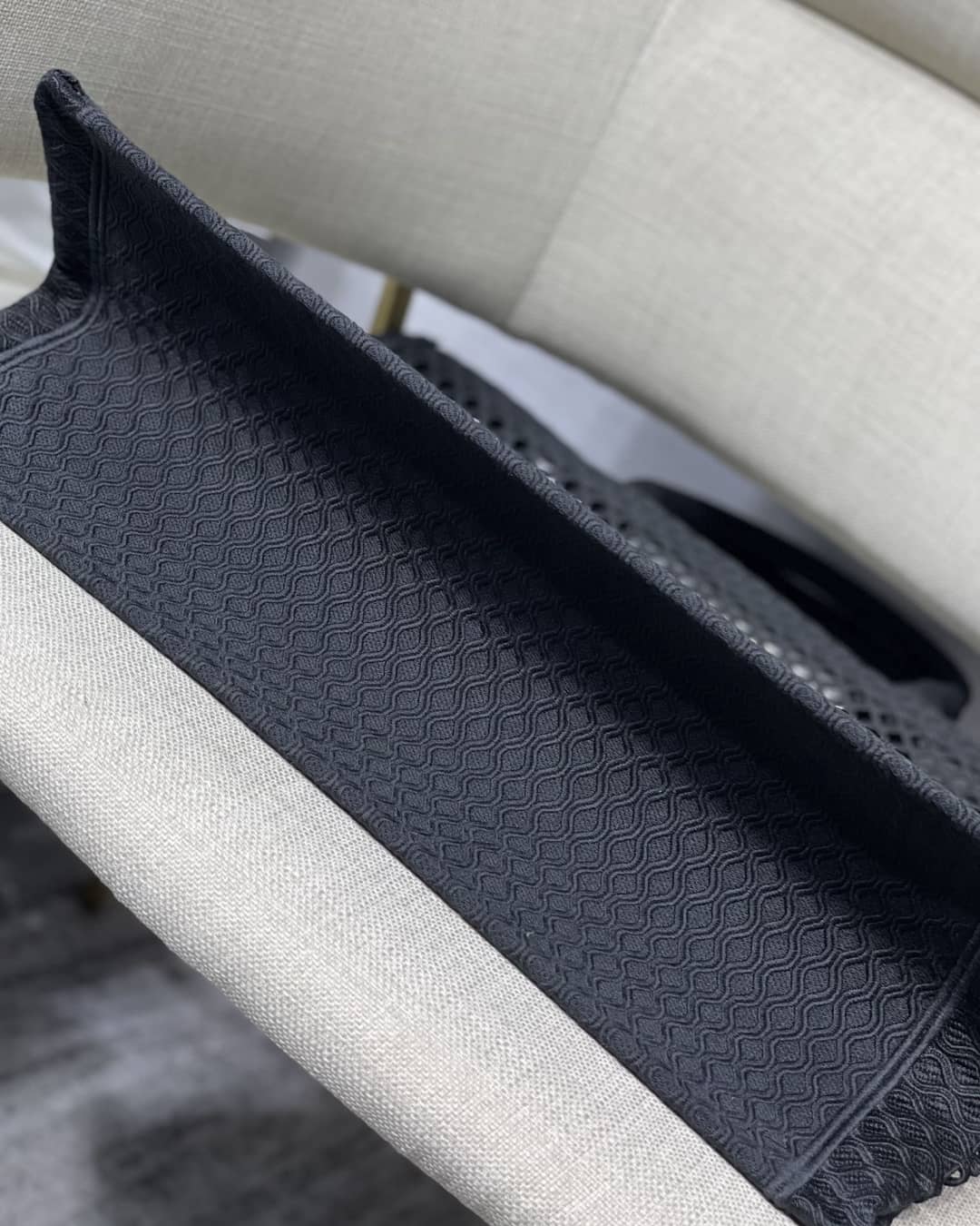 Chr1st1an D10r Mesh Book Tote Bag Dupe