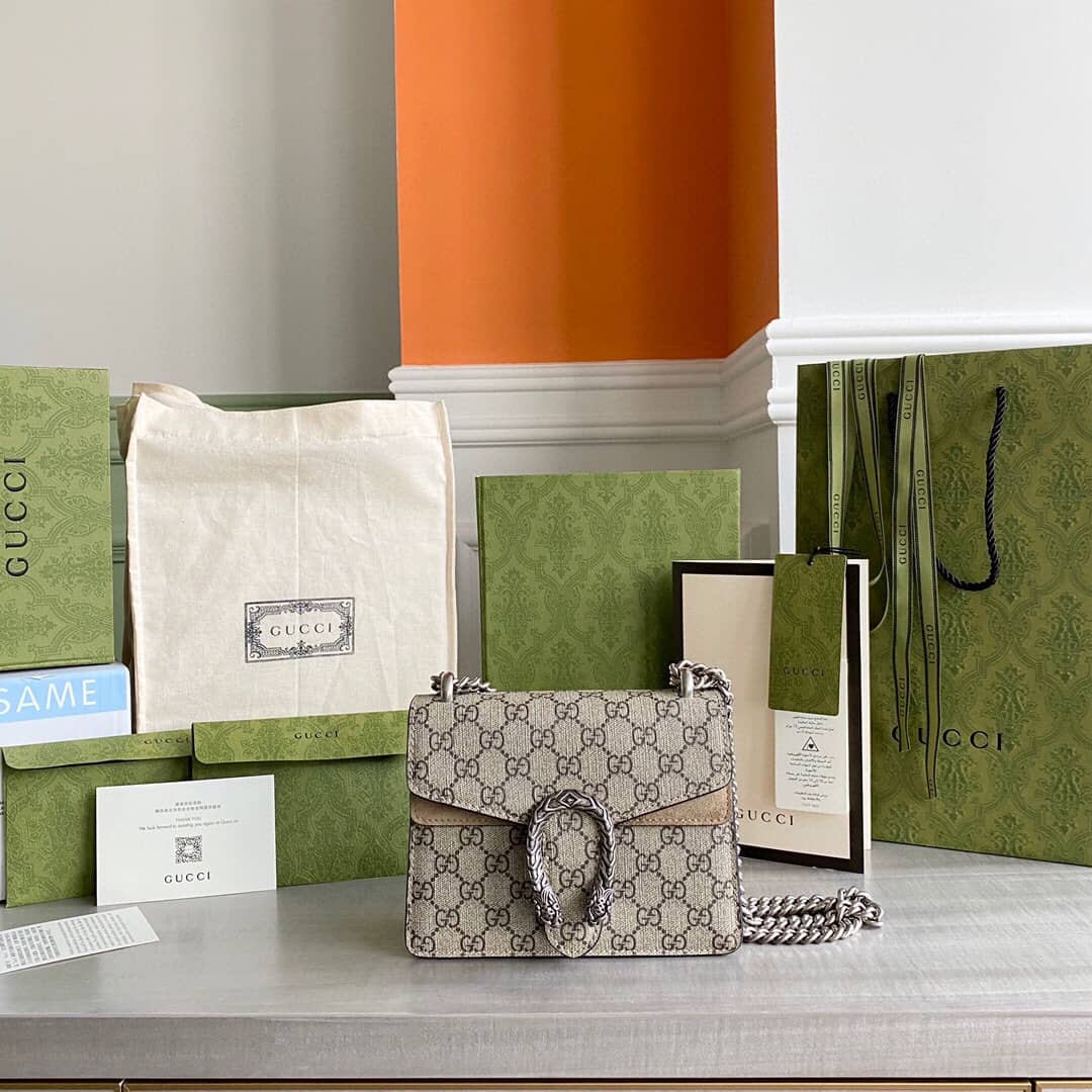 Gvc*1 Dionysus Dupe GG Svp*me Dionysus 2way Mini Chain Shoulder Bag Replica Brown 421970