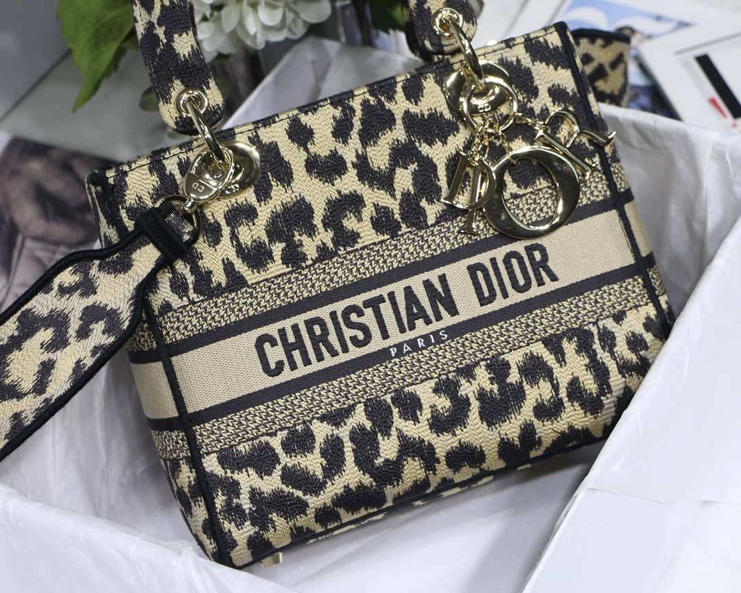 D10r Dupe Bag 24CM Paisley Embroidery Lady D-Lite