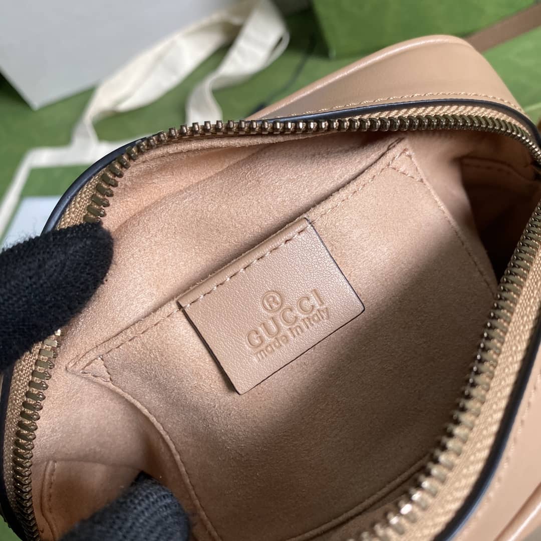 Gvc*1 GG Marmont Matelasse Mini Leather 448065 Replica Crossbody Bag