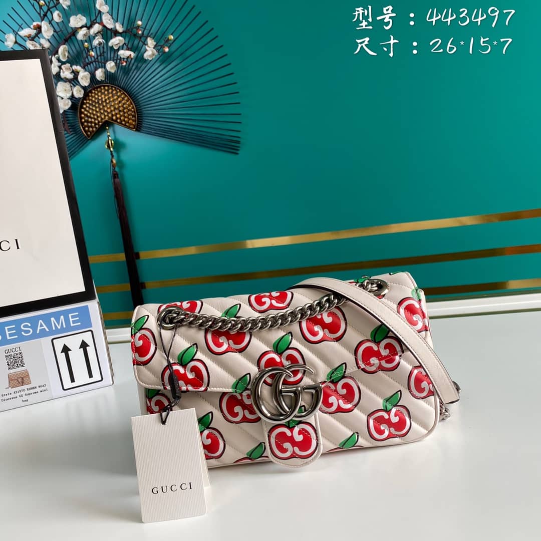 Gvc*1 Marmont GG Small matelassé Shoulder Bag Replica 443497