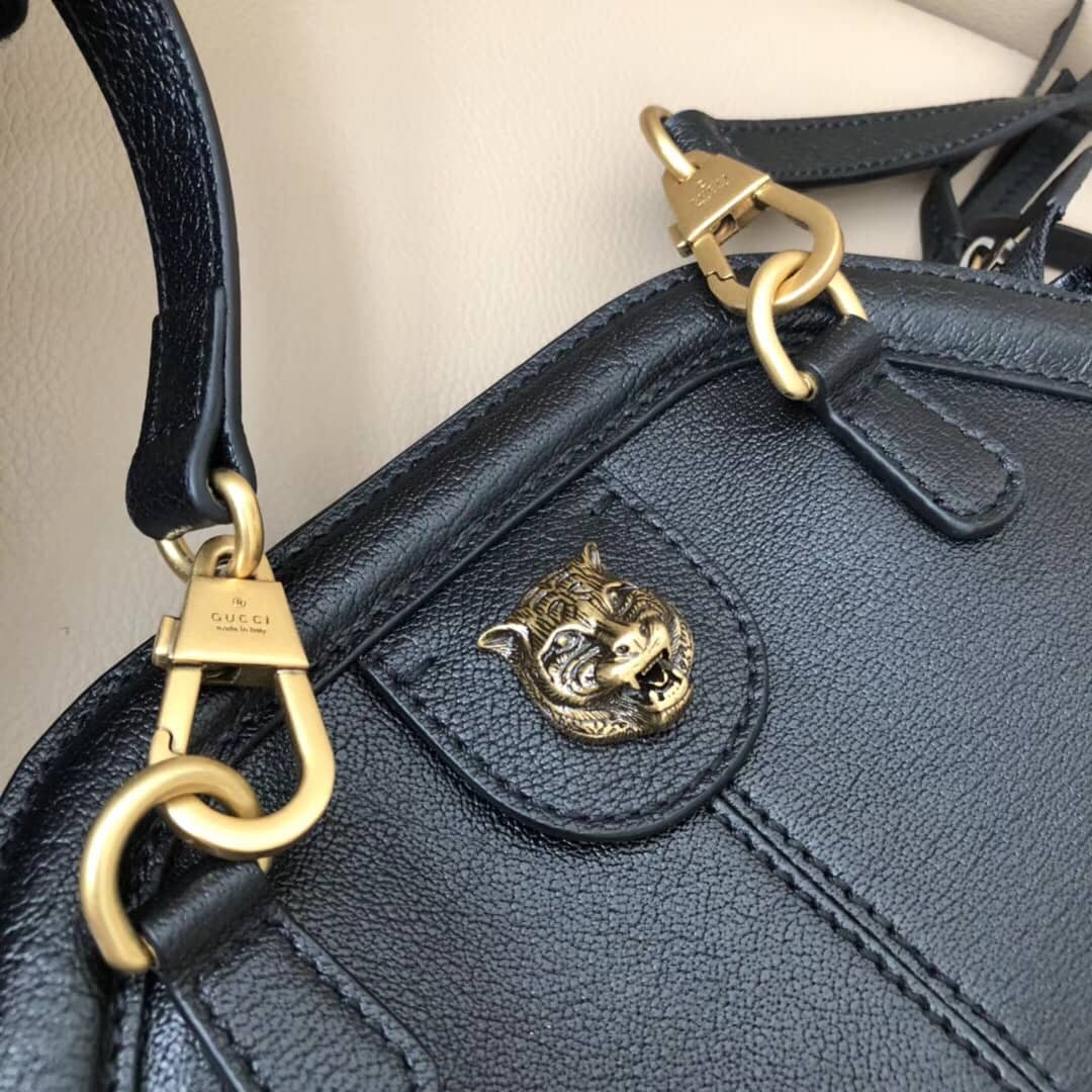 Gvc*1 Belle Marmont Feline Small Crossbody Bag Replica Black 524620