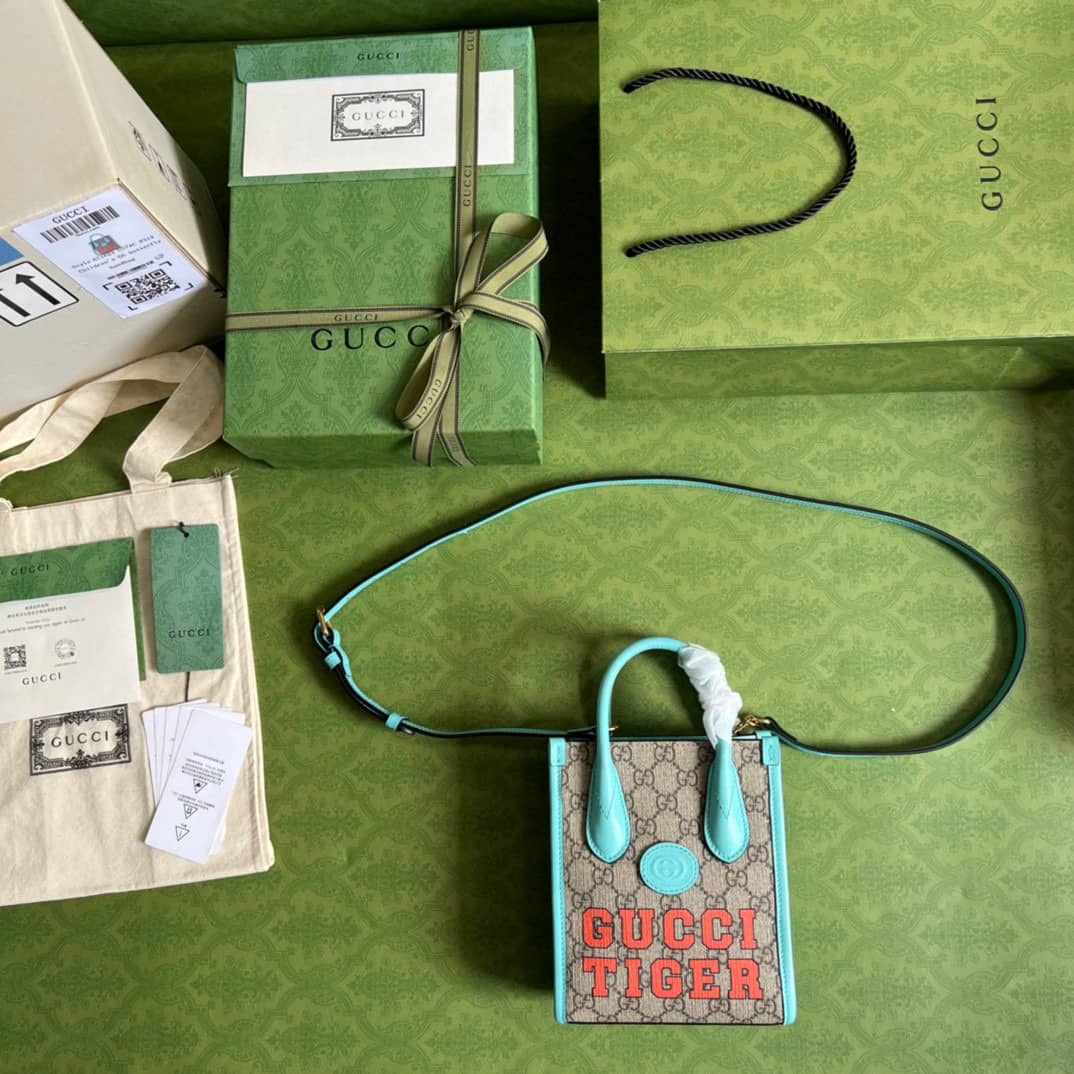 Gvc*1 Mini Tote With Interlocking 671623 Replica Bag