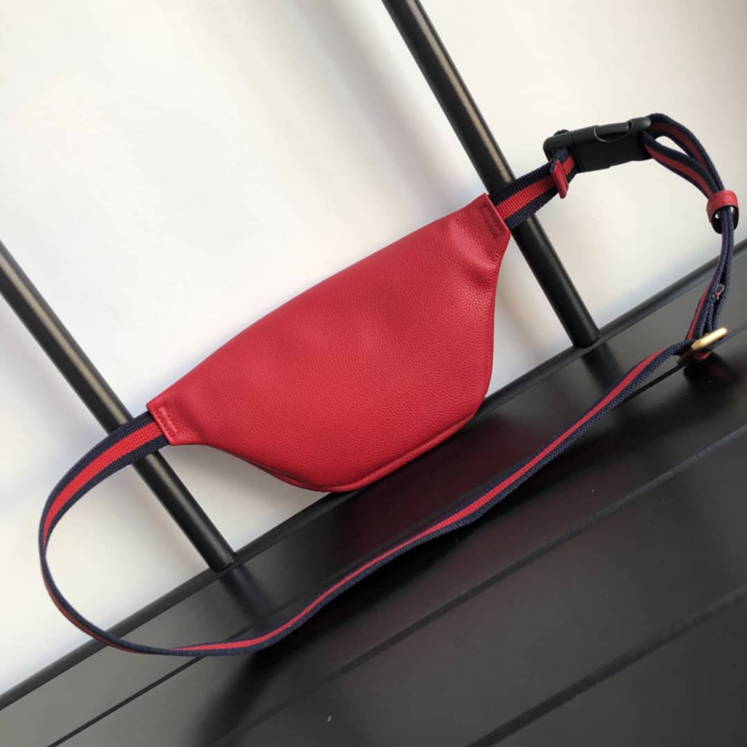 Gvc*1 Print Small Waist Body Belt Bag Replica Red 527792