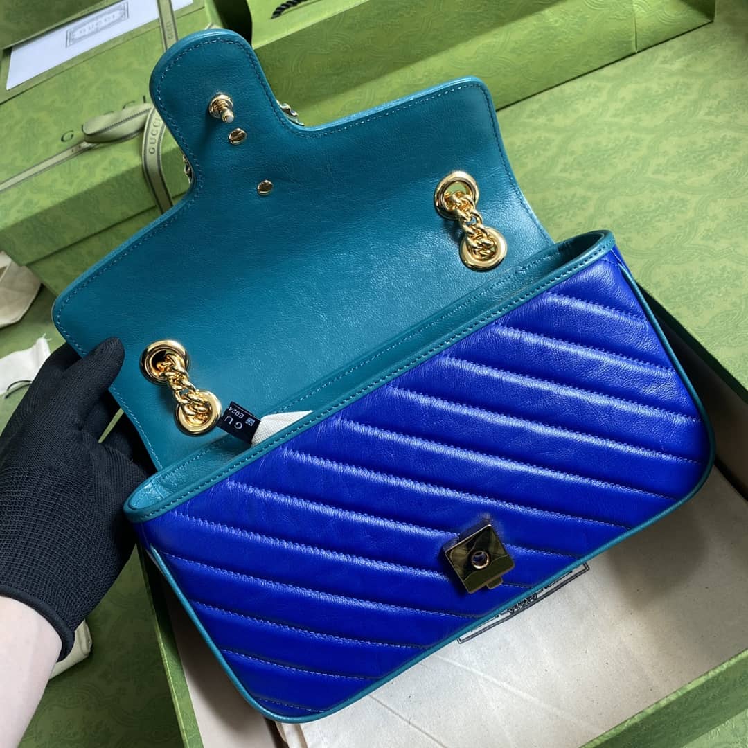 Gvc*1 Marmont GG Small matelassé Shoulder Bag Replica 443497