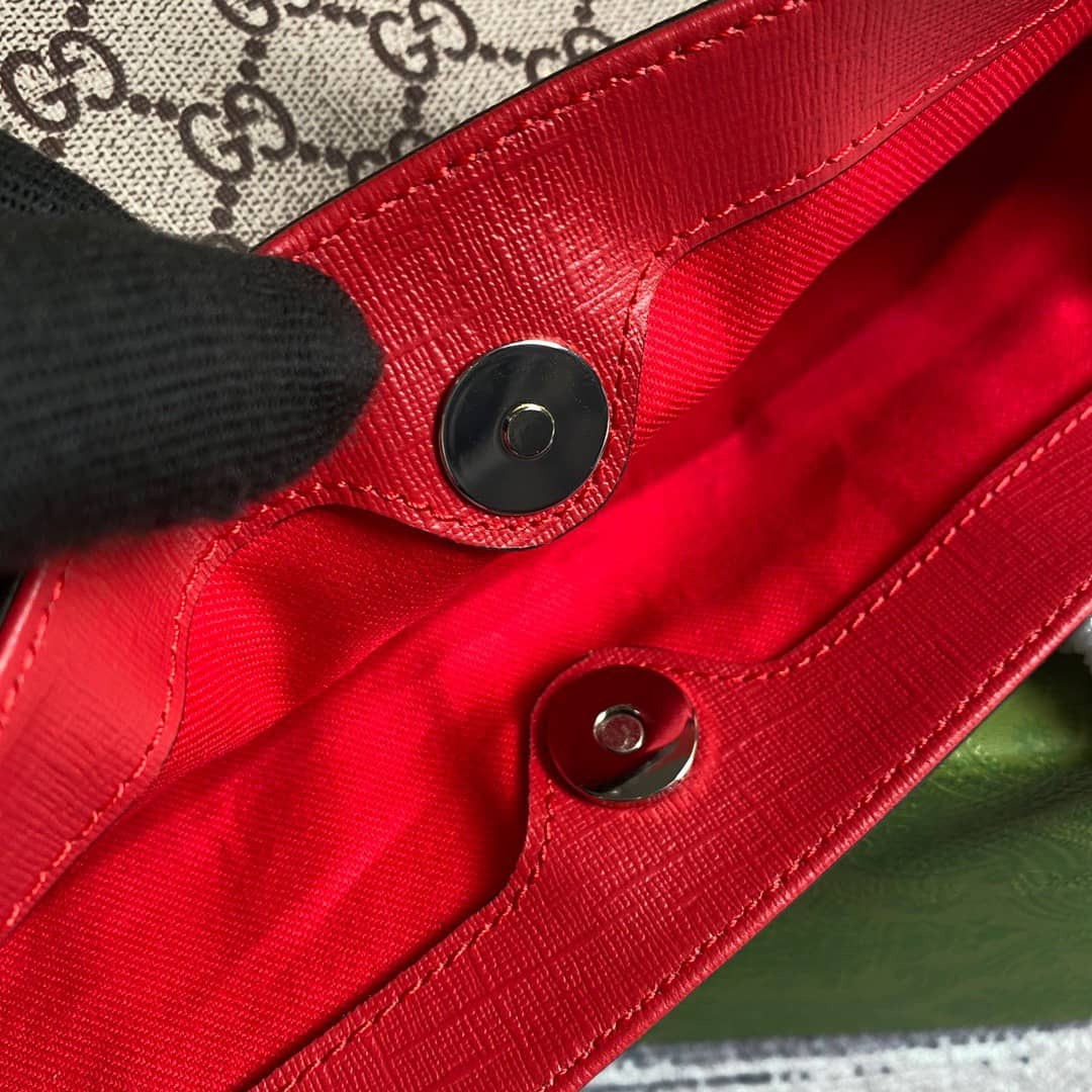 Gvc*1 Children GG Svp*me Canvas Replica Tote Brown 410812