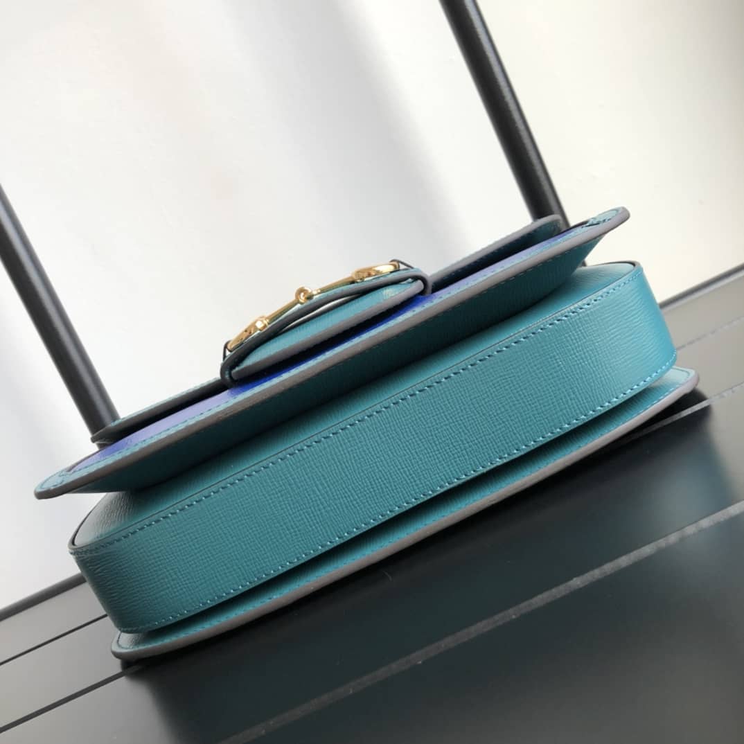 Gvc*1 Horsebit 1955 Shoulder Bag Replica Blue 602204