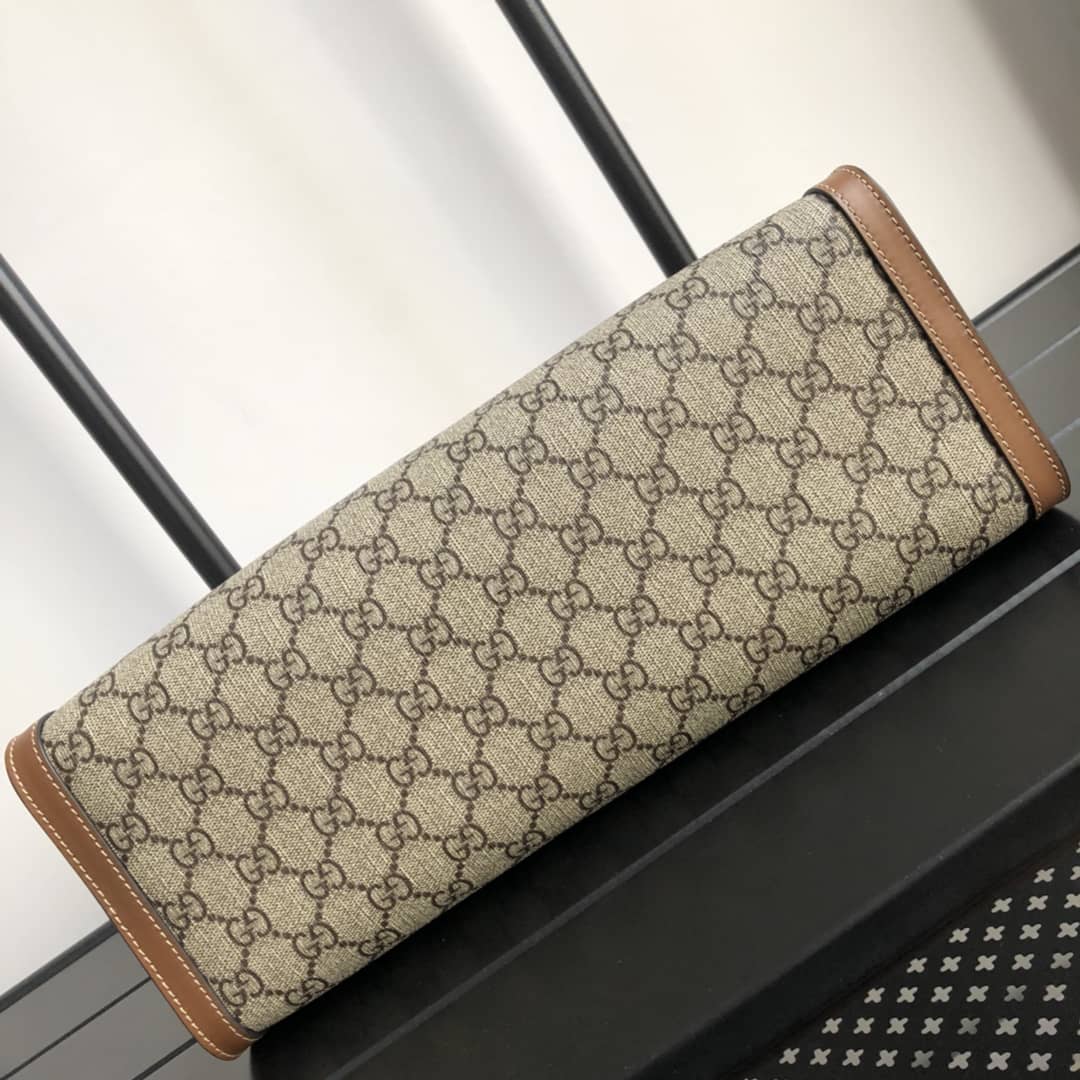 Gvc*1 Padlock Medium GG Svp*me Shoulder Bag Replica Brown 479197