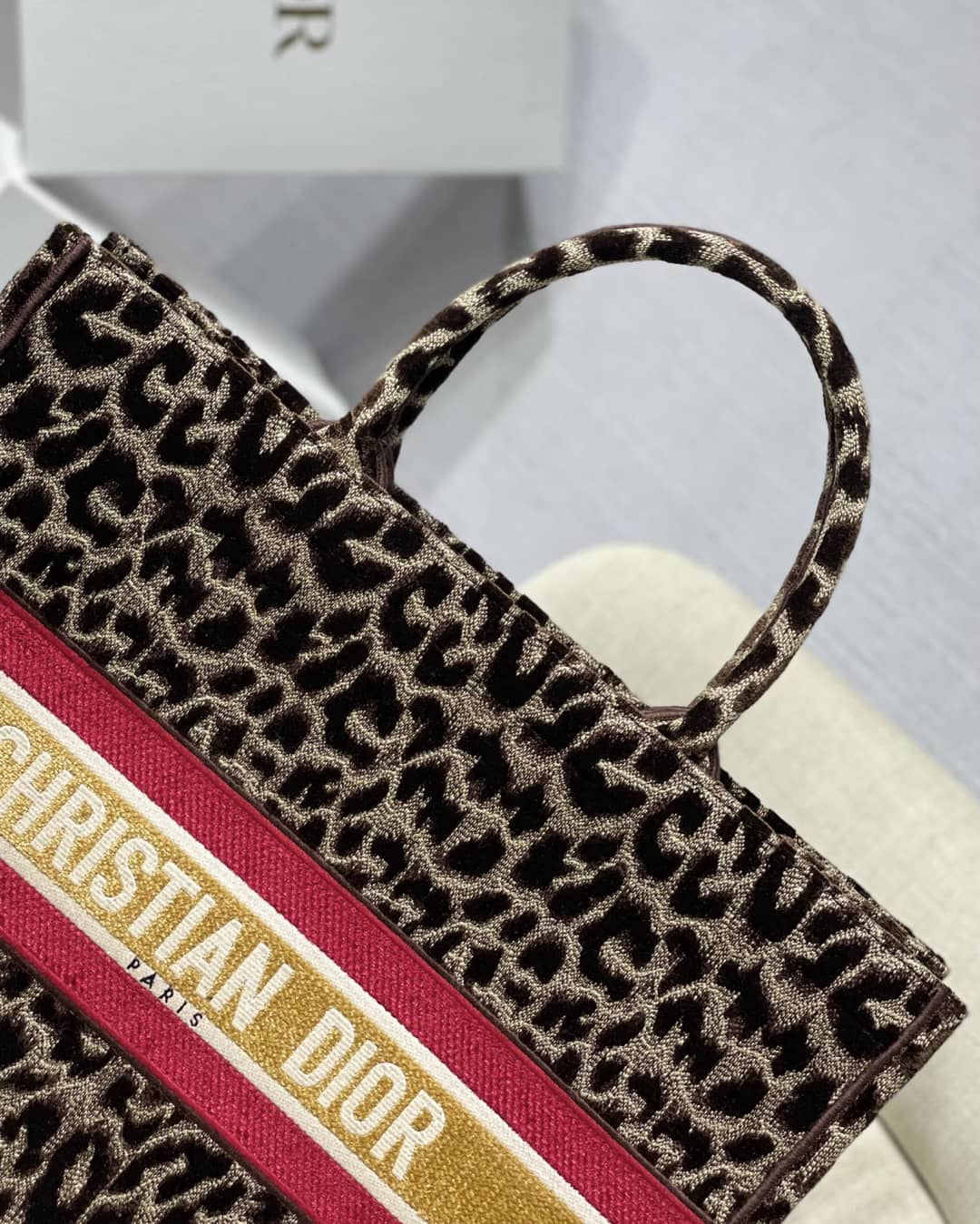 Chr1st1an D10r CD Book Embroidery Replica Tote