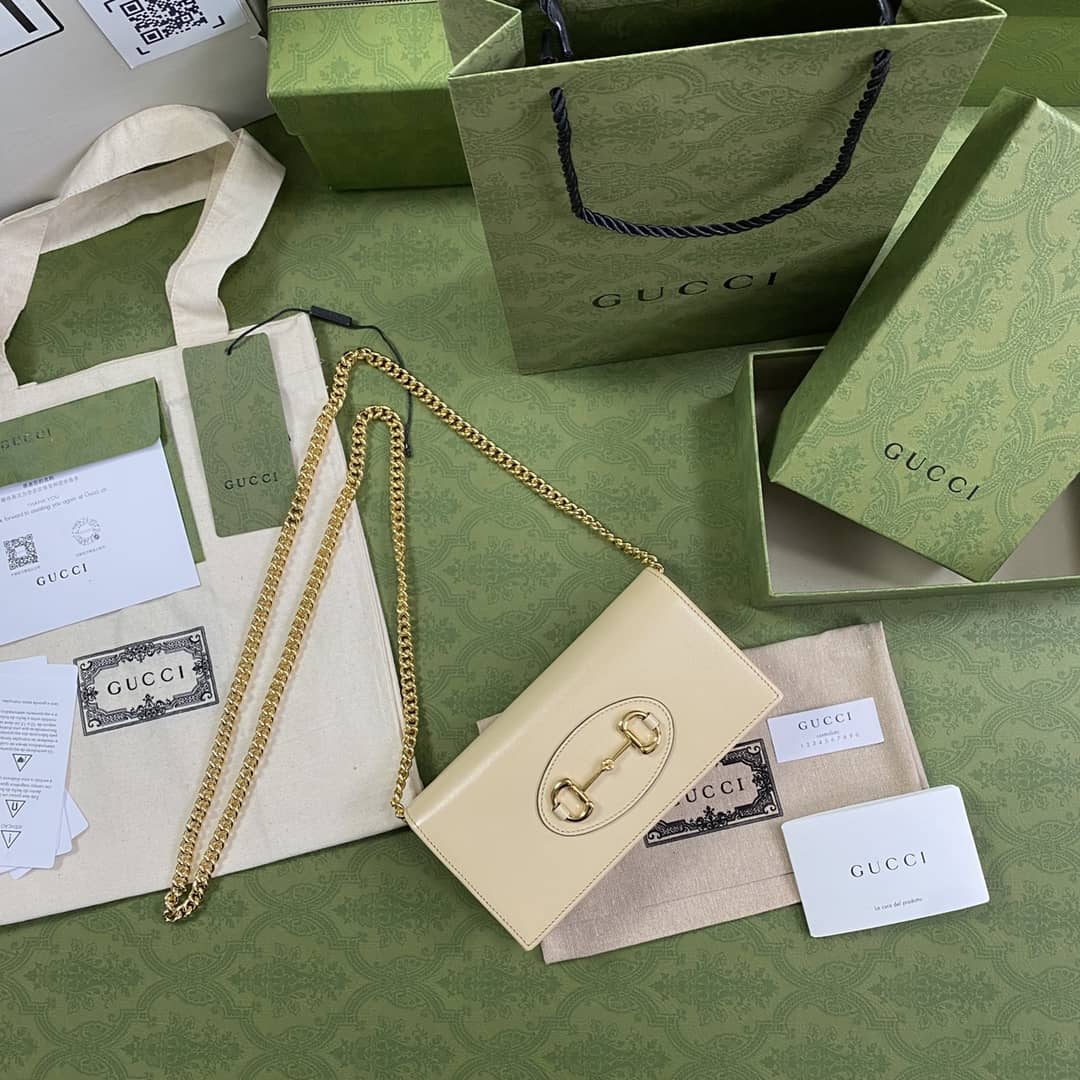 Gvc*1 1955 Horsebit Chain Wallet Replica 621892