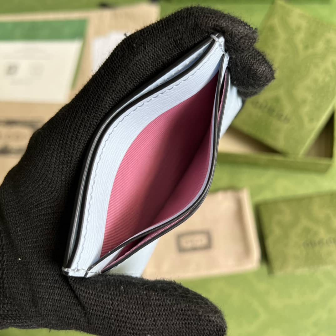 Gvc*1 Star Bananya Print Card Case White 701064 Replica Wallet