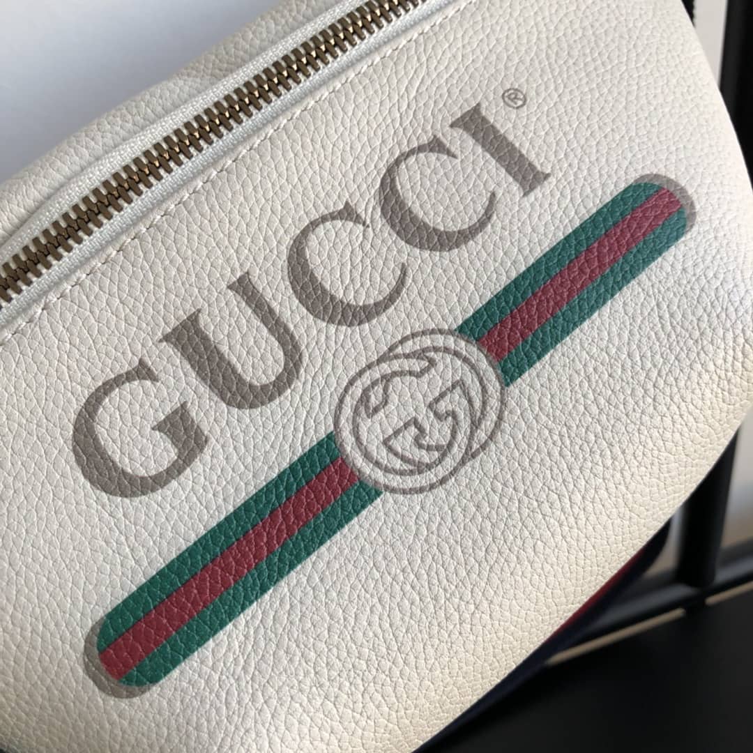 Gvc*1 Print Small Waist Body Belt Bag Replica White 527792