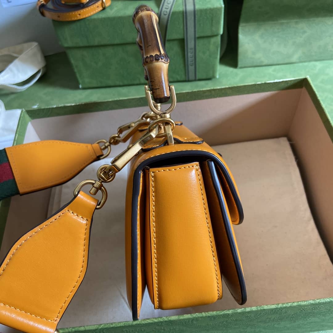 Gvc*1 Bamboo 1947 Mini Top Handle Shoulder Bag 686864 Replica