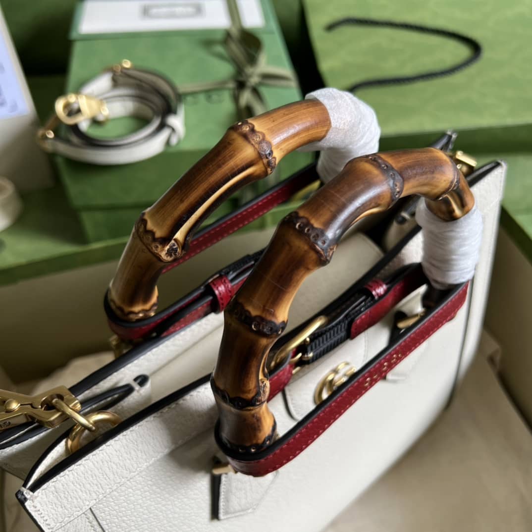 Gvc*1 Diana Small Tote White 702721 Replica Bag