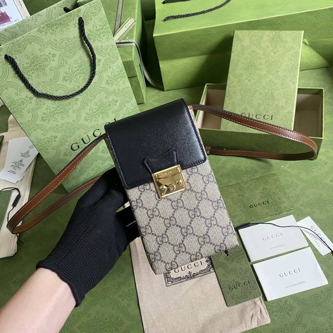 Gvc*1 Padlock Mini Phone Bag Replica 658229