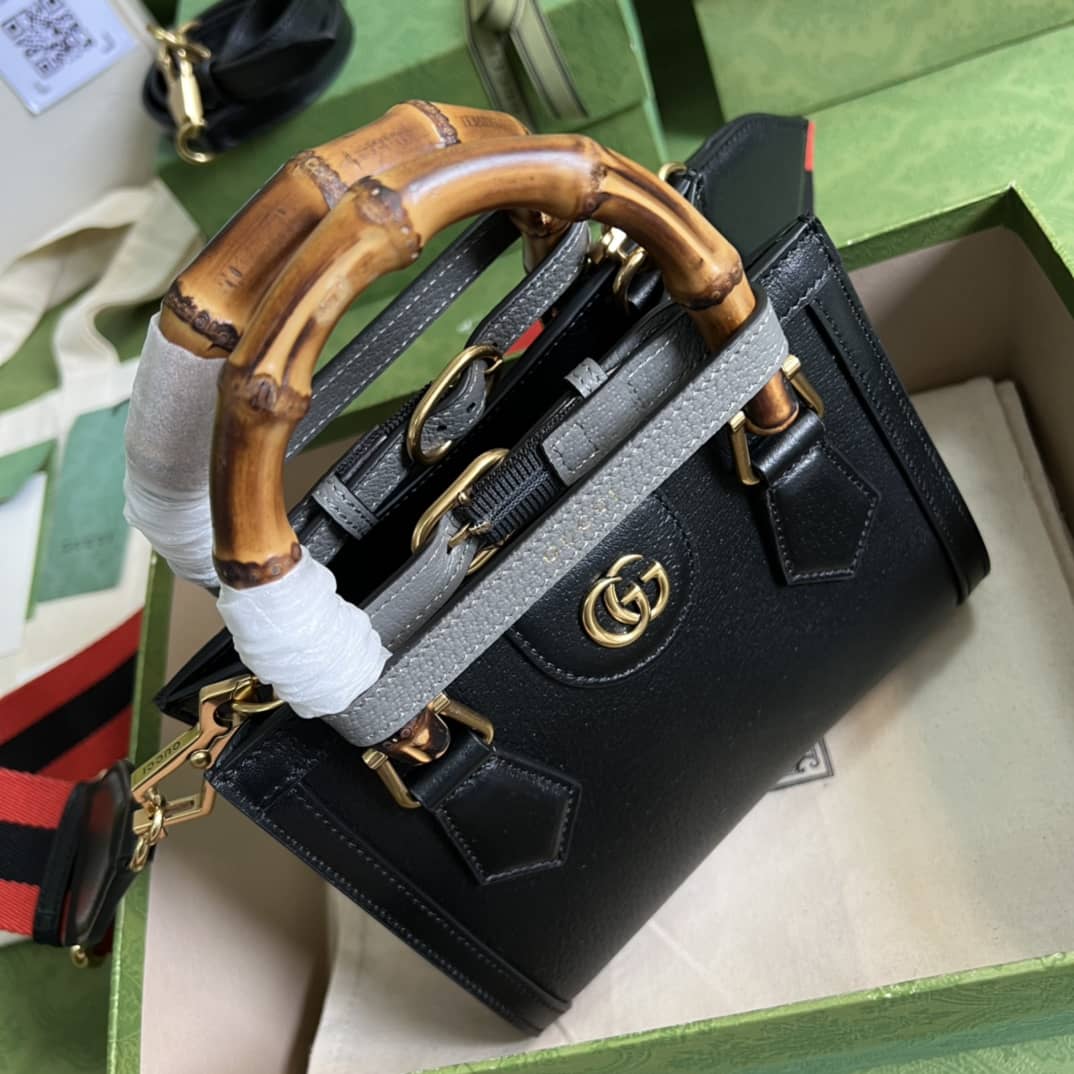 Gvc*1 Diana Mini Tote Black 702732 Replica Bag
