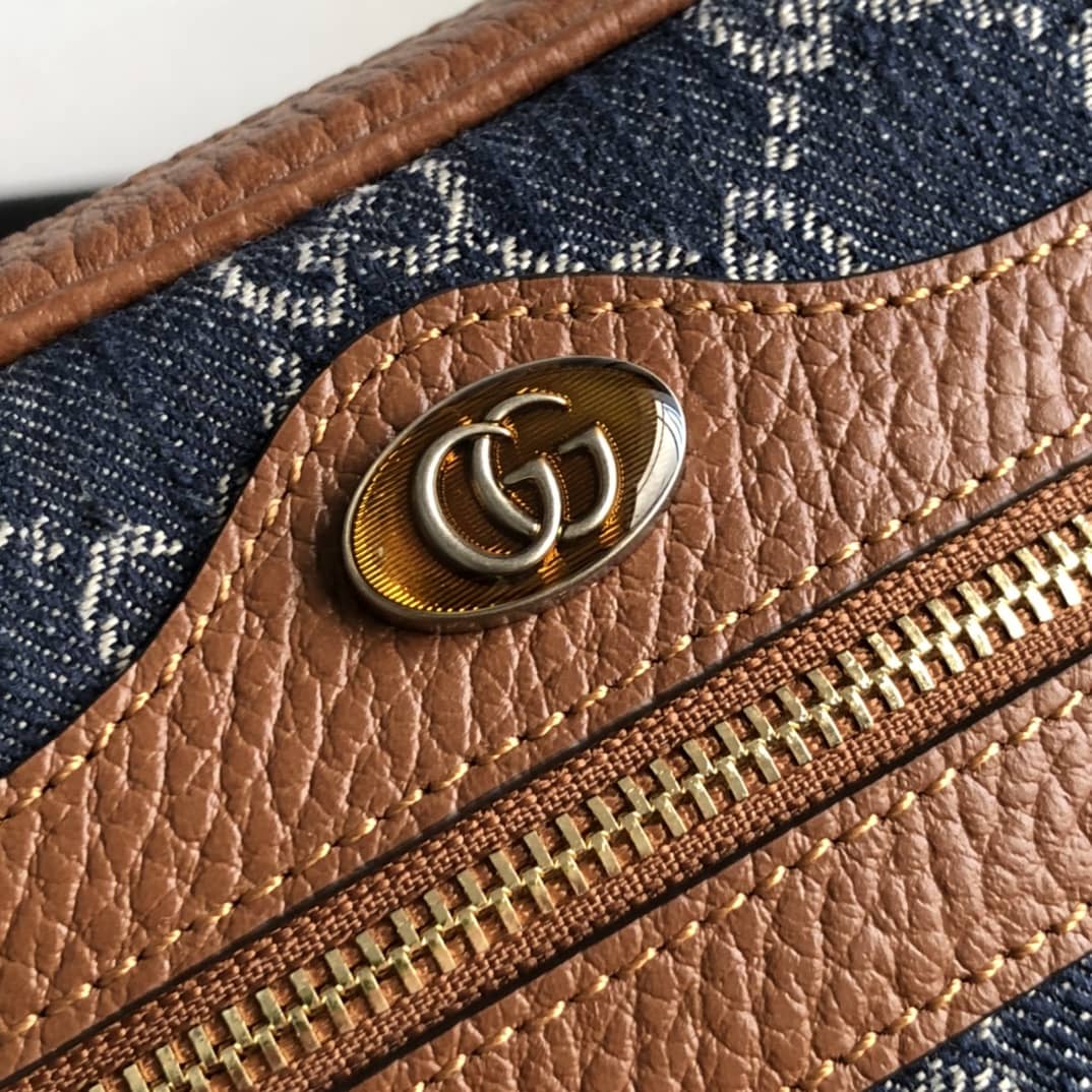 Gvc*1 Ophidia GG Svp*me Mini Shoulder Bag Replica Blue 517350